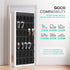 WVM 35 4 Closet Over The Door Shoe Organizer with Breathable Mesh Pockets, Hanging Shoe Organizer for Door with Metal