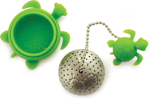 Norpro NOR-5647 S/S Turtle Tea Infuser, Green, 2" x 2" x 1.25"