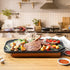 SENSARTE Nonstick Griddle Grill Pan, Reversible Cast Aluminum, 19.5" x 10.7"