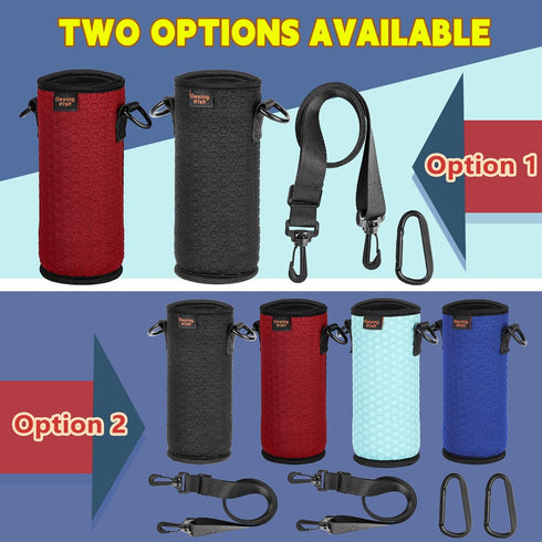 16.9 oz 16 17 18 oz 4 Desing Wish Portable Plastic Bottles Insulators Sleeves Beverage Bottle/Can Sleeves Holder