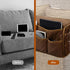 Armchair Caddy, Waterproof Sofa Armrest Organizer with 14 Pockets for TV Remote, Phone, Magazine, Non Slip Recliner