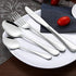 Wildone 24-Piece Flatware Set, Stainless Steel Silverware Cutlery Service for 4, Includes Knives, Forks, Spoons