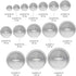 Thunder Group Aluminum Stock Pot Lid, 24 Quart, Stainless