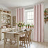 96 Inches 2 Grommet 52x96 Set 2 Beauoop Pink Floral Jacquard Blackout Curtains Long Panels for Living Room Bedroom