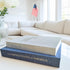 BRITTANY HILLS Patriotic Decorative Books - Set of 2 Beautiful Linen Book Boxes For