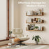 VMROF Set 3, 17 Inches, 3) Wall Bookshelf, of U Shaped Floating Bookshelf, Hanging Bookshelves for Wall, Wall Mounted