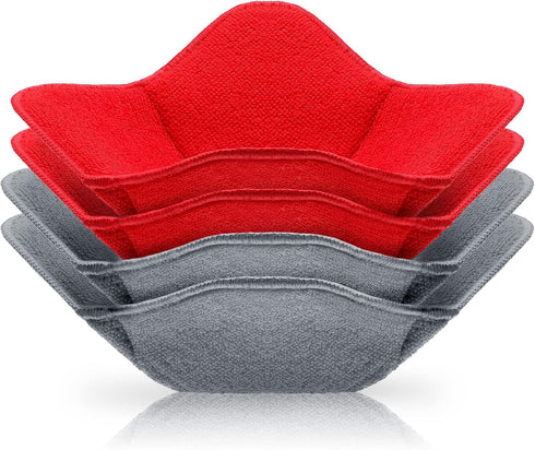 4 Pieces Microwave Bowl Holders Cozy Small Bowls Potholders for Hot Plate Food Temperature Holder for Home Kitchen