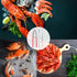 2 Nut Crackers Walnut Cracker Heavy Duty Shell Cracker Seafood Cracker Walnut Opener Tool with with Red Non-slip
