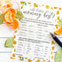 DISTINCTIVS Orange Little Cutie Baby Shower Game - Who Knows Mommy Best Game Cards, 20 Count
