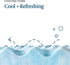 ZINUS 1.5 Inch Swirl Gel Cooling Memory Foam Mattress Topper, CertiPUR-US Certified, Full Size, Light Blue