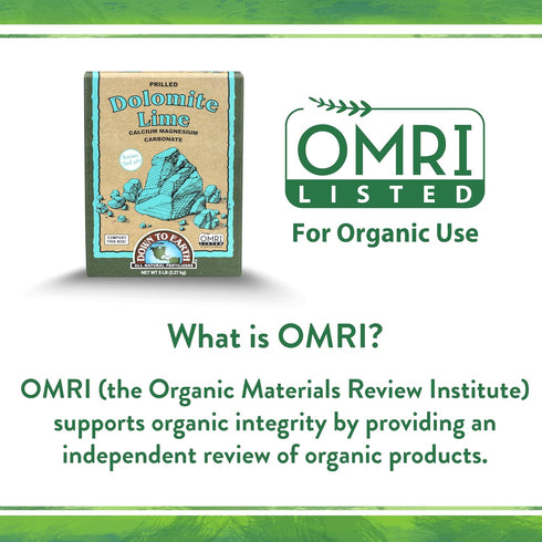 5 lb Down To Earth All Natural Fertilizers Organic Prilled Dolomite Lime - Calcium Magnesium Carbonate Raises Soil pH