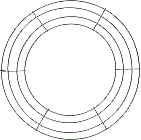 Green Panacea Wire Wreath Frame, 12 Inch, 1 Foot (Pack of 1)