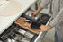 Large In-Drawer Plastic Knife Block: 11 Slot Empty Knife Holder for Kitchen Drawers, Cutlery Tray Organizer