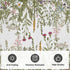 2x10 Artoid Mode Antique Herbs and Wild Floral Runner Rug, Spring Home Decor Low-Profile Non-Slip Washable Area Rug