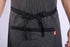 Aprons for Women and Men, Kitchen Chef Apron with 2 Pockets, Adjustable Bib Apron, Black/White Pinstripe