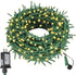 ASENEK 99FT 300 LED Christmas String Lights End-to-End Plug 8 Modes Indoor
