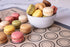 Macaron Baking Mats, Pack of 2 Full Size Silicone Mats with Size Guiding Circles, Non Stick