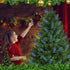 24 pcs Christmas Berries Stems Artificial Berry Stems for Christmas Tree Ornaments Crafts Holiday and Home Decor (Light
