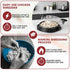 Maarib Lush 3 Grinder,10'' Chicken Shredder Tool Twist Large layer With Meat Tenderizer Tool & Brush,Manual Chicken