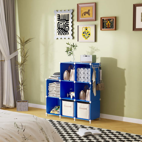 8 Closet AWTATOS Cube Storage Organizer, Cube Organizers and Storage Shelves, DIY Stackable Bookshelf for Bedroom