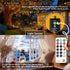 66ft 200 HXWEIYE Rechargeable Fairy Lights with Remote, LED Twinkle Lights with DIY Timer & Light Sensor, Waterproof