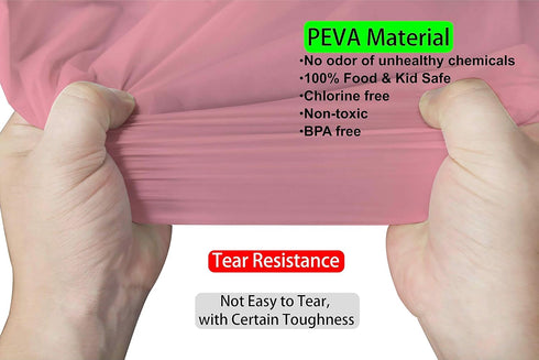 Pink Plastic Tablecloths 2 Pack - Disposable 84 Inch Circle Table Covers for BBQ, Birthday, Wedding, 6 ft Round Use