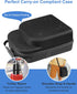 Set of 2 Hard Hat Travel Cases for Baseball Caps, Hat Storage Organizer with Handle, Protects up to 10 Hats