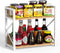 RUILALIFE Kitchen-Countertop-Organizer-Shelf, 2 Tier Coffee Bar Station Organizer for Counter,Wooden Spice Rack