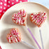 25 PCS Bling Cake Pop Paper Sticks - Glitter Rhinestone Lollipop Treat Sticks for Dessert Table Party