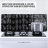 2 Pcs 3 Sided Foldable Grease Splatter Guard, Aluminum Foil Splash Screen for Frying Pan Cooking