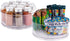 Oizeir Lazy Susan Turntable (2-Pack) - Clear Acrylic, Rotates 360 Degrees, Easily Organize