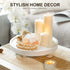 Counter, EOSAHR Decorative Wooden Riser for Home Decor : Farmhouse Display Stand for Kitchen Bathroom Sink and Home