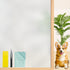 Niviy Frosted Glass Window Privacy Film, 17.5 inch x 78.7 inch, with Free Installation Tools, Static Cling