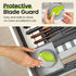 Kitchy Pizza Cutter Wheel with Protective Blade Cover, Ergonomic Slicer, Green