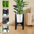 Sholramo 8.2-11.8 8.2-11.8in) Adjustable Plant Stand Indoor Bamboo Mid Century Modern Plants Stand Corner Plants Flower
