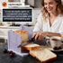 RyanDesign 4 Settings Adjustable Bread Slicer Guide - Thickness for Perfect Homemade Bread Slices, Food-Grade ABS Toast