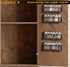 SpaceAid Spice Rack Organizer for Cabinet Door or Wall Mount, 4 Pack with 415 Spice Labels