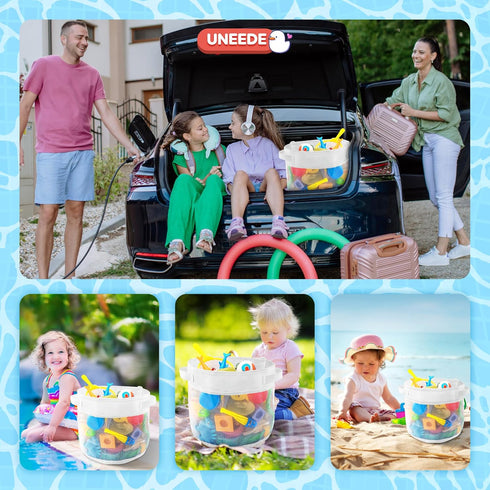 Organizer,1.55 UNEEDE Bath Toy Gallons Bathtub Toy Storage Organizer,Quick Access Bath Toy Holder For Bathtub,Baby