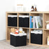 DULLEMELO Wicker Storage Baskets 11x11 Cube Bins for Organizing - Set of 2 Waterproof Woven Storage Cube