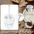 RAINFLOW 3 Fine Mesh Strainer Bags - Reusable Cheese Cloth Bags with Stainless Steel Handle for Straining, Coffee