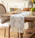 13 108 Inch Boho Table Runner x Long Natural Cotton Woven Runner with Tassels for Home Dining Table dcor, for Modern