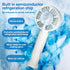 Portable Handheld Fan with Refrigeration Mode, 3 Speed Cold Wind, 3000mAh Rechargeable USB Fan, Quick Cool Down