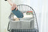 Home Dormitory Bed Hanging Storage Bag, Dark Gray, 31 cm Length, 11 cm Width, 16 cm Height