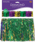 2-Ply Diamond Metallic Fringe Drape, Flame Resistant