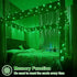 2 Pack 33ft 100 8 QITONG String Lights Battery Operated, Each LED Green Christmas Lights Outdoor Waterproof, Modes