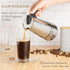 Mixpresso 6 Cup Greca Stovetop Espresso Pot, 300ml/10oz Moka Pot, Stainless Steel Coffee Maker for Camping or Home Use