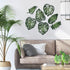7 Namalu Pcs Tropical Wall Decor Jungle Monstera Wall Art Boho Palm Leaf Wooden Decoration Tropical Nursery Decor