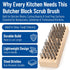 4578100 Carlisle FoodService Products Butcher Block Scrub Brush