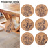 Staruby 12 Coasters for Drinks pcs Absorbent Cork Coasters with Flower Coaster for Coffee Table Housewarming Gifts