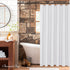 Biscaynebay Hotel Quality Fabric Shower Curtain Liners, 72" X 72", White Water Resistant with Rust Resistant Grommets